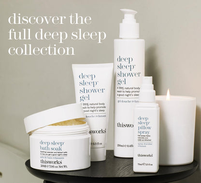 THISWORKS Deep Sleep Pillow Spray – Fast-Acting Natural Rest Formula with Essential Oils of Lavender, Vetivert & Camomile – 150 ml (5 fl oz)