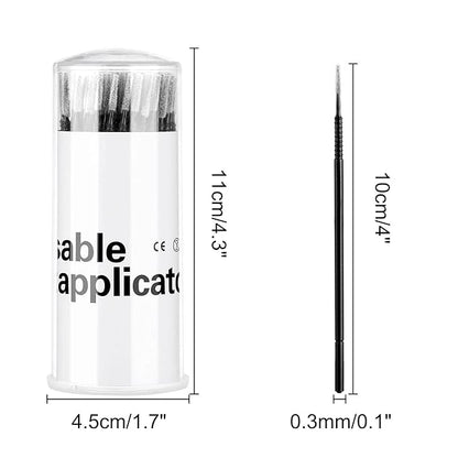 200pcs micro applicators brushes mini