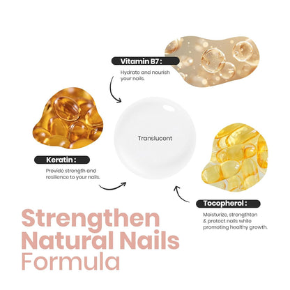 Beetles Nail Polish - Milky White Nail Polish Milk Cheese Color Nail Concealer Fast Dry Quick French White Cream Nail Strengthener and Growth Treatment for Thin and Damaged Nails,0.51 FL OZ