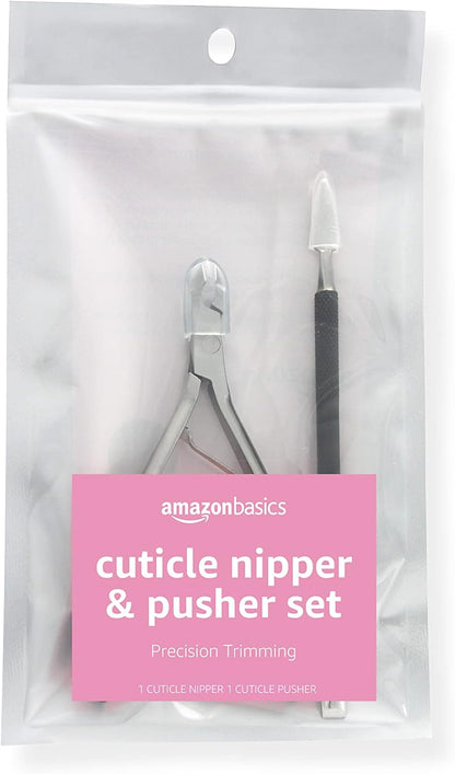 Amazon Basics Cuticle Nipper and Pusher Set