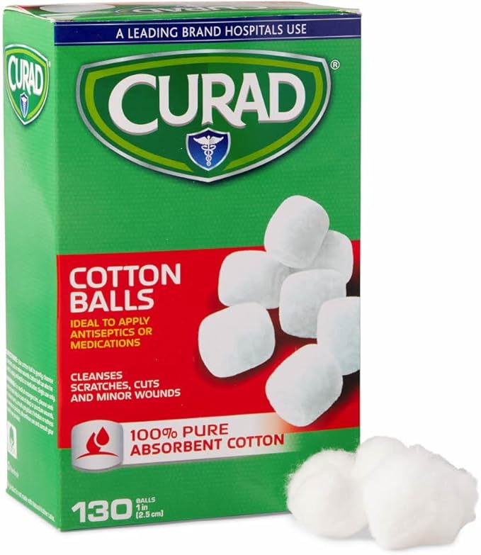 Curad cur110163 sterile cotton balls,