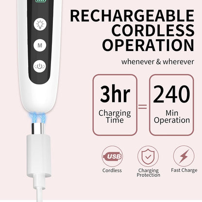 Cordless Electric Nail File Set, Professional Manicure Pedicure Kit with Memory Modes, 10 Speed Portable Nail Drill Machine, Pedicure Tools for feet, Hand Foot Care Tool for Thick Nail Toenail Cuticle