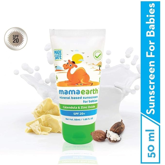 Mamaearth Mineral Based Baby Sunscreen | Gentle