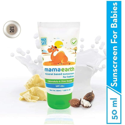 Mamaearth Mineral Based Baby Sunscreen | Gentle