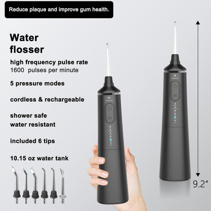 Upgraded Model Water flosser and Electric Toothbrush Combo-5 Brushing & Flossing Mode-Game-Changer for Your Oral Care Routine.2-in-1 Oral Clean Kit-for Teeth Cleaning and Gum Health