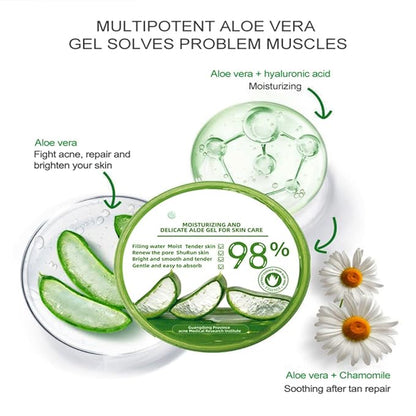 Aloe Vera Gel,Soothing Moisture 98%