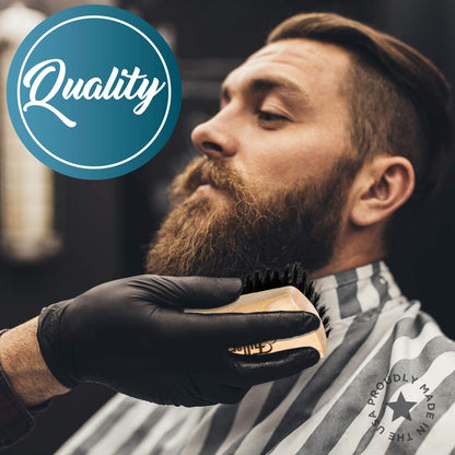 Fuller Brush Beard & Mustache Brush – Natural Boar Bristles for Gentle Grooming & Styling – Maple Wood Handle – Comfortable Grip – Ideal for All Beard Types & Lengths