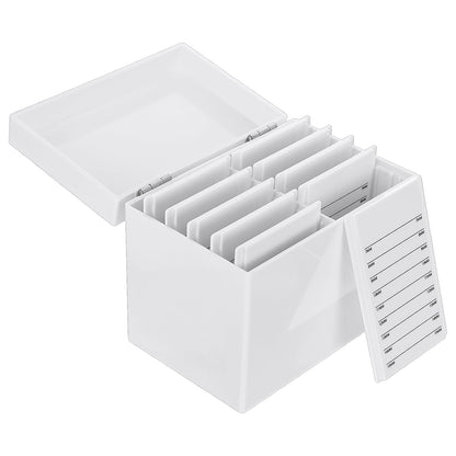 Acrylic Eyelash Storage Box, 10 Layers False Eyelashes Glue Pallet Holder Display Grafting Eye lashes Extension Close-Packed Display with 10 Pallets Makeup Organizer