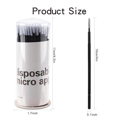 200pcs disposable micro cotton swabs,