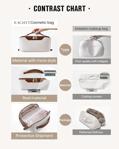 Eachy travel makeup bag,large capacity