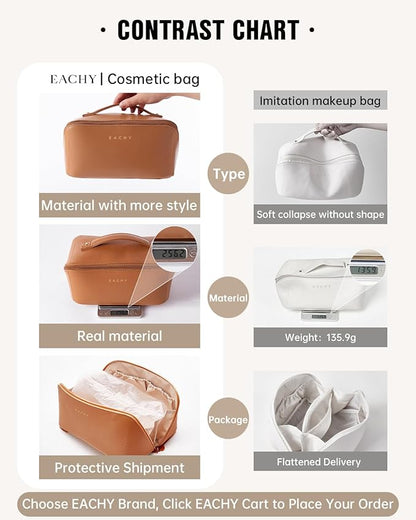 Eachy travel makeup bag,large capacity