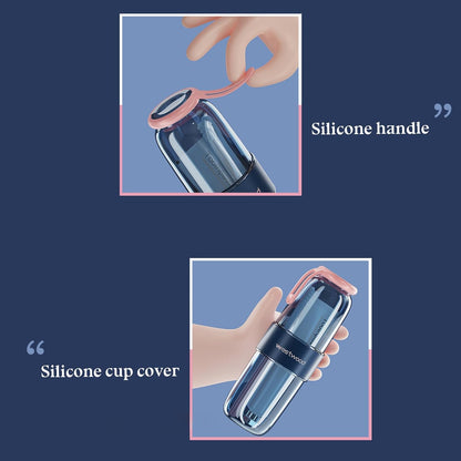 Luxury Transparent Black Plastic Travel Toothbrush Holder Case with Cover, Portable Travel Toothbrush Cup, Storage Container for School Camping Business Trip Bathroom