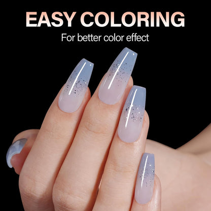 AILLSA Coffin Nails Tips 504PCS Clear Full Cover Nails Medium Gel Fake Nail Tips for DIY Press on Nail Extension, False Acrylic Preshaped Soft Nail Tips (12 Sizes)