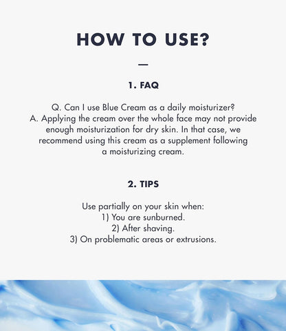 DearKlairs] 0.7 ounce Midnight Blue Calming Cream, Soothing, Redness Relief Moisturizer, Hydrating, Fast Absorbing, Light Texture for Easy Use, Sensitive Skin Friendly (0.7 Ounce (Pack of 1))