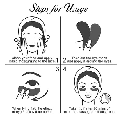 Permotary 30 pairs 24k gold