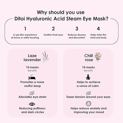 Steam eye mask, rich hyaluronic