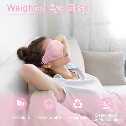Weighted eye mask for sleeping,