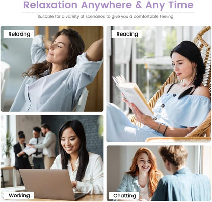 Heating Pad Microwavable with Washable Cover, 8 x 12 Multipurpose Microwave Heating Pad for Neck and Shoulders, Moist Heat Bean Bag Warm Compress for Knee, Muscles, Joints, Wrist, Abdomen (Purple)