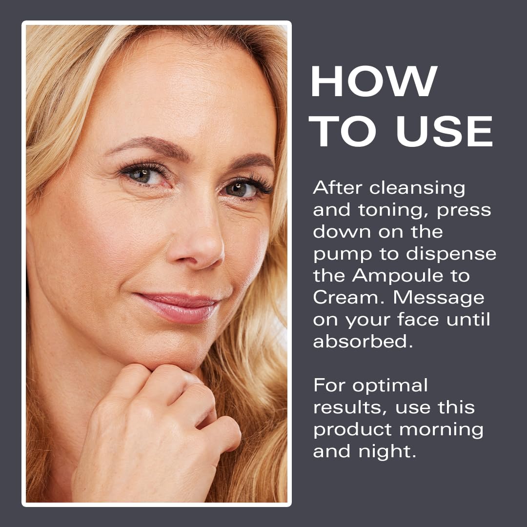 Anti-Aging Korean Serum with NR for Glass Skin– Hydrating, Anti-Aging, Firming & Brightening– Clinically Tested - K-Beauty Innovation - Korean Moisturizer – Ampoule-to-Cream Formula [1.52oz]