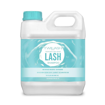 Lash Shampoo Bulk Upgraded Formula, Eyelash Cleanser for Extensions 2 Liters, Safe Makeup Remover, Non-irritating or Burning Eyelid Foaming Cleanser for Professional Salon and Home Use