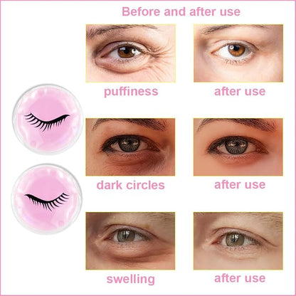 Cold face eye masks ice