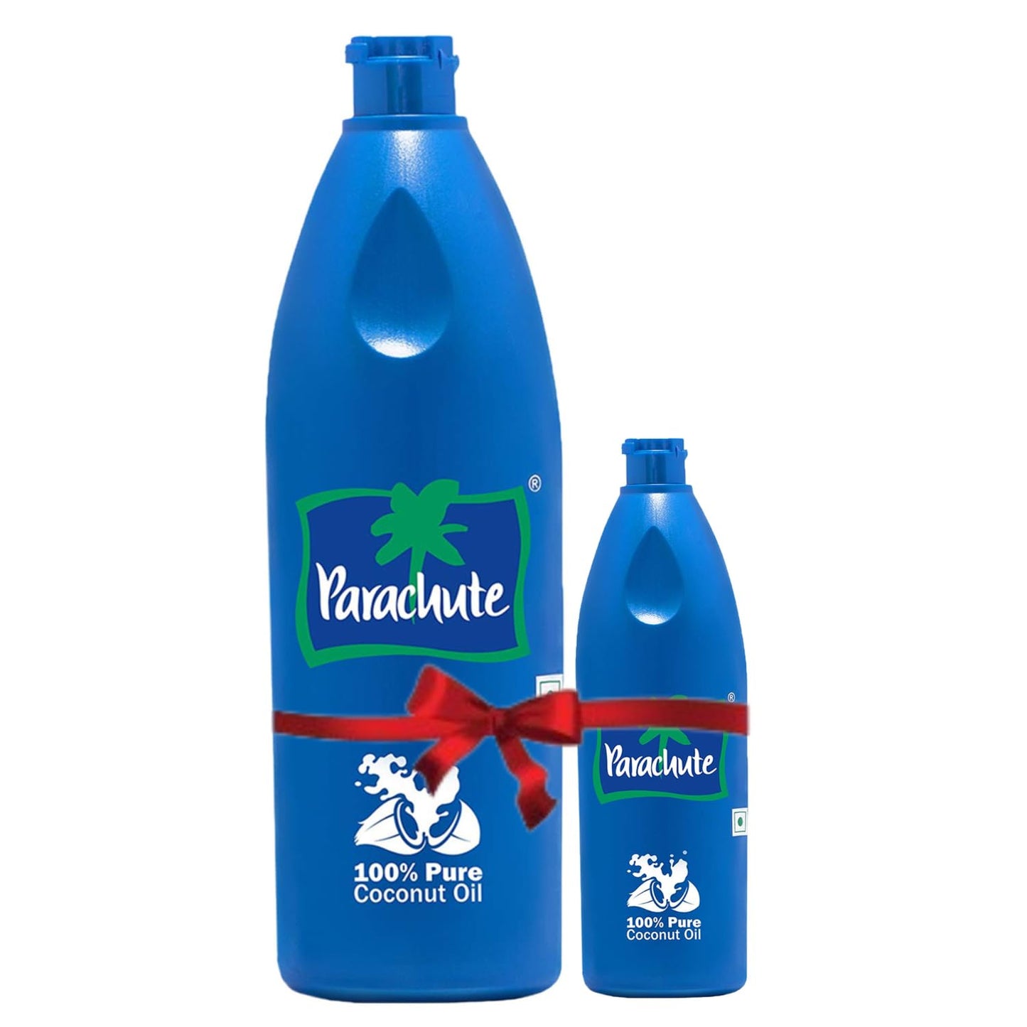 Parachute Coconut Oil| 100% Pure & Natural| Unrefined Coconut Oil| No Chemicals & Preservatives| Fresh Long Lasting Aroma| Untouched By Hands| 15 Fl Oz + 6 Fl Oz Bottle