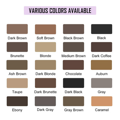 LAVONE Eyebrow Pencil, 2-In-1 Waterproof Eyebrow Pen, with 3 Tip Microblading Eyebrow Pen and Ultra-Precise Brow Pencil, Dual-ended Eyebrow Brush, for Eyebrow Makeup - Dark Coffee