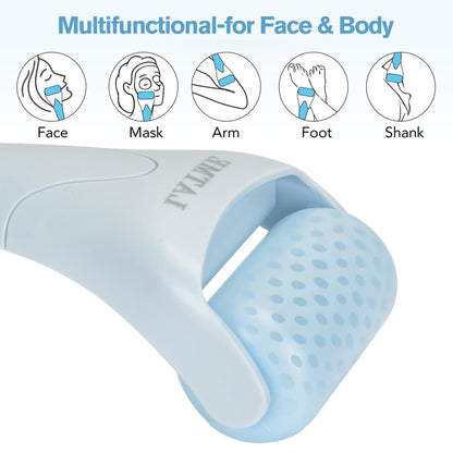 Ice Roller for Face Eyes,Womens Gifts,Face Massager Roller Puffiness Migraine Pain Relief and Minor Injury (Smoggy Blue)