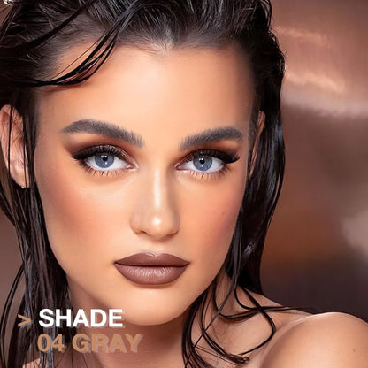 Retractable Eyebrow Pencils for Women, Waterproof Ash Gray Eye Brow Pen Brow Brush for Eye Makeup, Dual-Sided Soft Ultimate Definer Pencils, Fine Tip lapiz de cejas