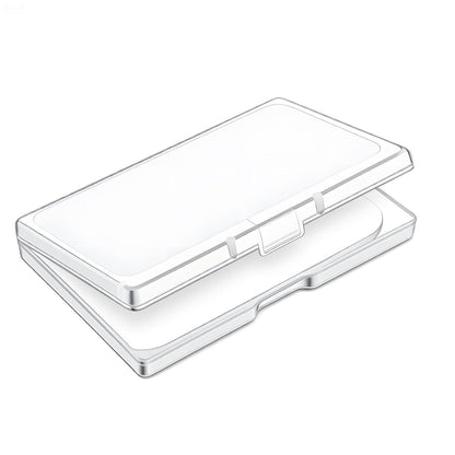 Eyelash Case, Eyelash Holder Case, Clear Compact Eyelashes Container, Portable Silicone False Lash Cases, Simple Lightweight Lash Storage Tool with Cover for Women Daily Travel Carry