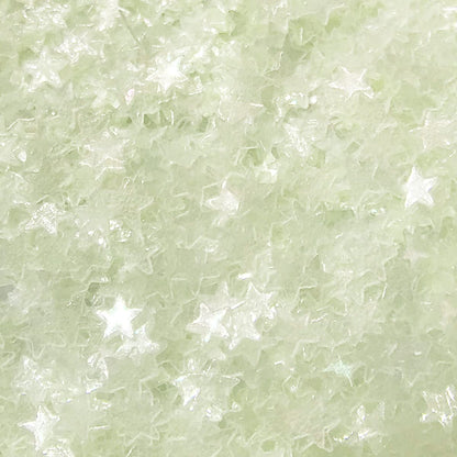 Holographic Body Glitter. Chunky Face Glitter, Hair Glitter, Eye Glitter and Body Glitter for Women. Rave Glitter, Festival Accessories, Cosmetic Glitter Makeup. Loose Glitter Set (Glow Stars)