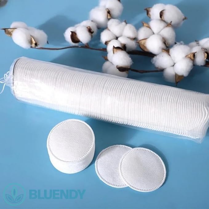 Premium cotton rounds for face