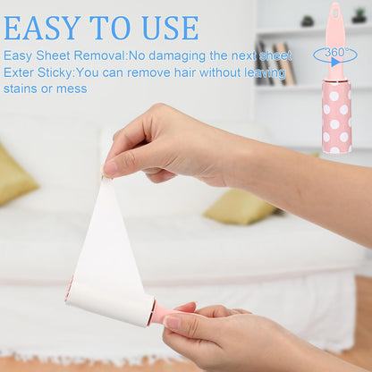 Hushee 24 Pcs Mini Lint Rollers for Pet Hair, Clothes, Gift Bags & More; Travel Size, Compact & Portable; Easy to Use, Comfortable Grip; 720 Sheets, Versatile Application
