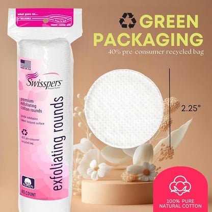 Swisspers premium exfoliating rounds, 2