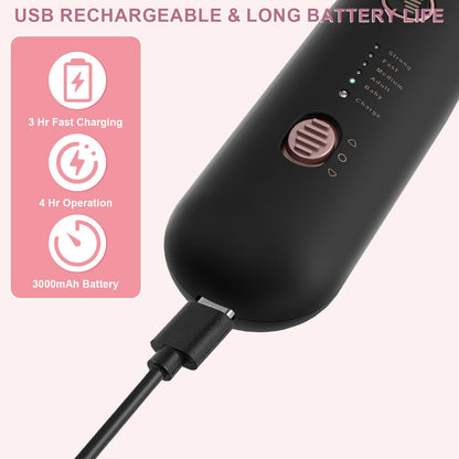 2 Pack 5-Speed Cordless 9-in-1 Electric Nail Drill Set: 100 Bits, Ideal for Home DIY & Salon Precision