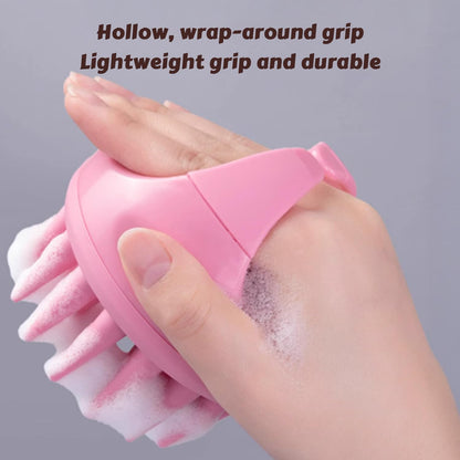 Scalp Massager, Shampoo Brush, Hair Scrubber for Exfoliation, Soft Silicone Brush for Hair Growth and Dandruff Removal