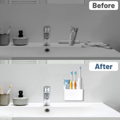 Magnetic Toothbrush Holder for Cruise Ships, Wall-Mounted Bathroom Organizer for Cruise Stateroom, Cruise Essentials and Must Haves 2025&2026