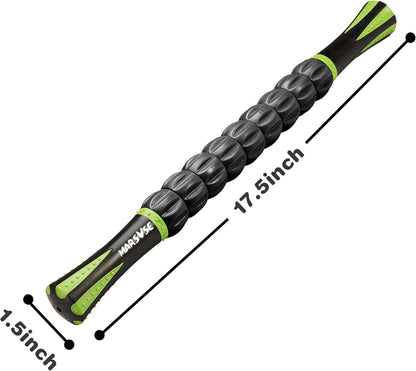Muscle Roller Stick Massage Roller Muscle Roller Massage Tool for Athletes and Soothing Cramps,Relieving Muscle Soreness, 18 Inches Muscle Roller for Relieving,Physical Therapy,Massage,Body Recovery