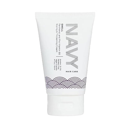 NAVY HAIR CARE Swell Thickening Cream | Lightweight Styling Product for Fullness & Shine | 4 oz