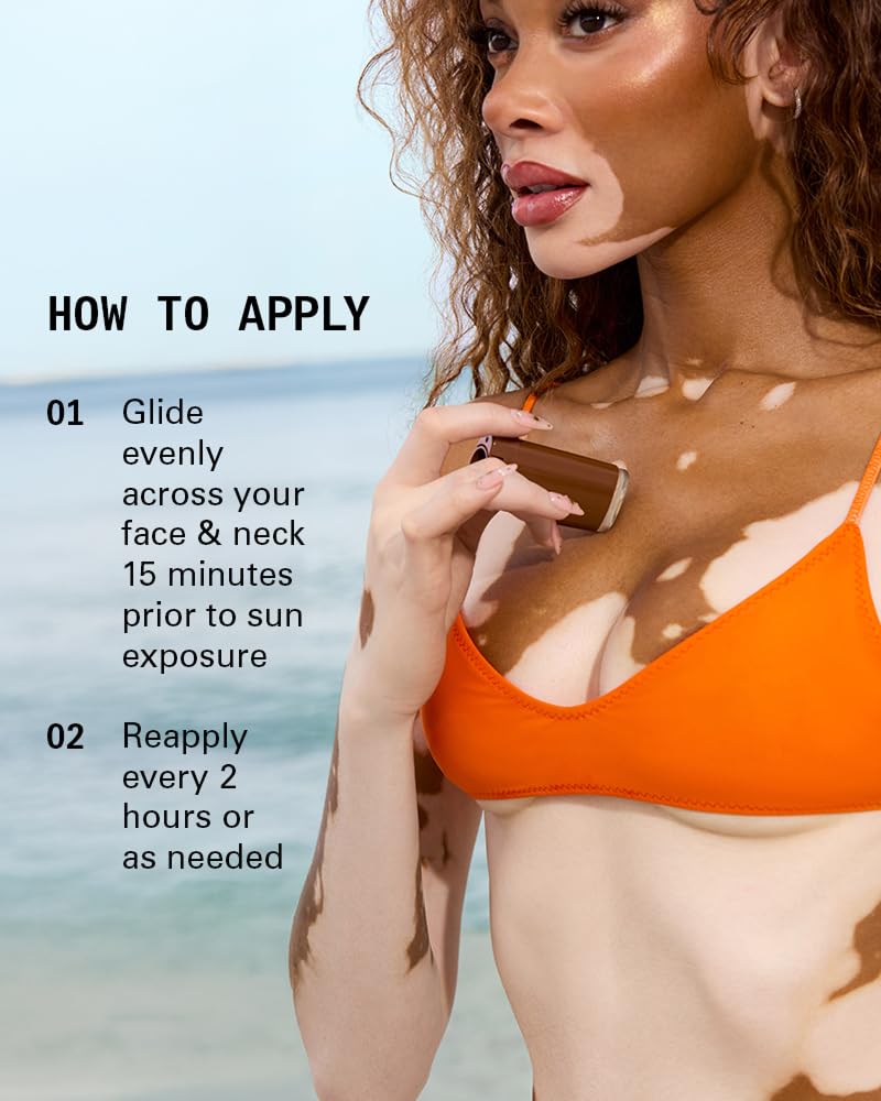 Cay Skin Isle Invisible Sunstick SPF 35 – Travel Size Broad Spectrum Face Sunscreen for On-the-Go Protection – Hydrating, Reef Safe Lotion with Natural Finish for All Skin Types – 0.5 oz