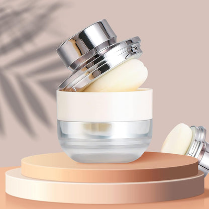 Topwon Portable Loose Powder Container Makeup Case Travel Kit 15G