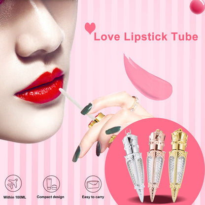 6 Pcs 5ml Lip Gloss Tubes Rabbit Shaped Refillable Empty Lip Balm Containers Lip Gloss Tube Bottles for Women Girl DIY Cosmetics