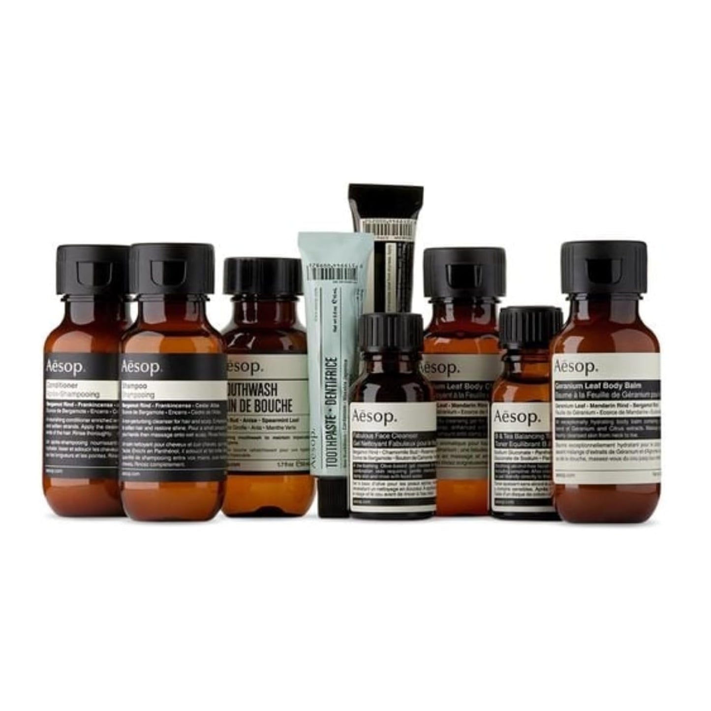 Aesop Amsterdam Travel Kit | Unisex Luxury Skincare & Haircare Set for Travel | TSA-Approved