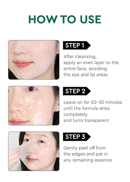 Bewants Seaweed PDRN Peel-Off Wrapping Jelly Mask 3.38 fl oz | Exfoliating Facial Mask with AHA BHA & Niacinamide | Pore Minimizing | Smoother Skin Texture | 1 Pack