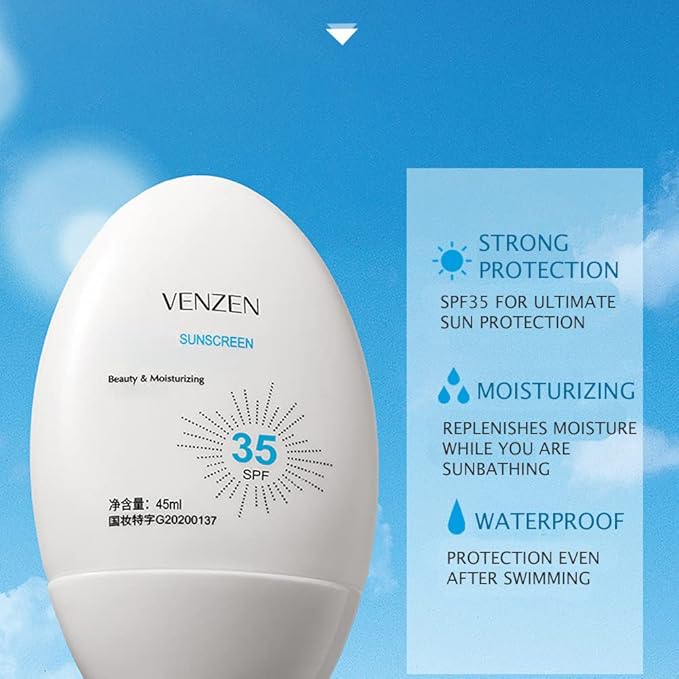 VENZEN Sunscreen Waterproof Strong Protection