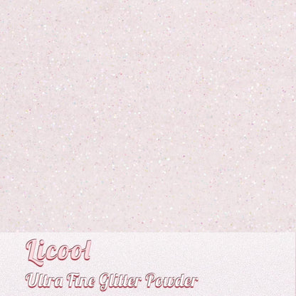 Holographic Fine Glitter, 100g/3.5oz Extra Fine Glitters Powder Packs for Resin, Craft Glitter for Tumblers Candle Slime Making, Festival Body Face Eyeshadow Nail Glitter (Mix White)