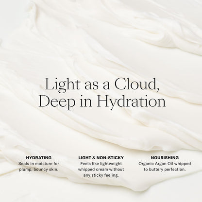 Josie Maran Argan Layering Kit - Whipped Argan Oil Body Butter Gift Set with Prosperity Body Mist - All Over Body Glow, Intense Hydration & Absorbs Quickly - Vanilla Pear (2 Piece Set)