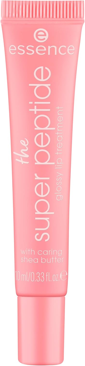 essence | The Super Peptide Glossy Lip Treatment | Hydrating, Nourishing and Non-Sticky | Vegan, Gluten Free and Cruelty Free (04 | Coralized!)