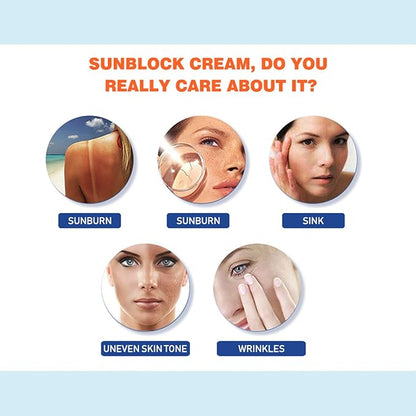 Sunblock Cream Refreshing Sunscreen Face