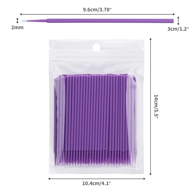 Tifanso 400pcs micro cotton swabs,